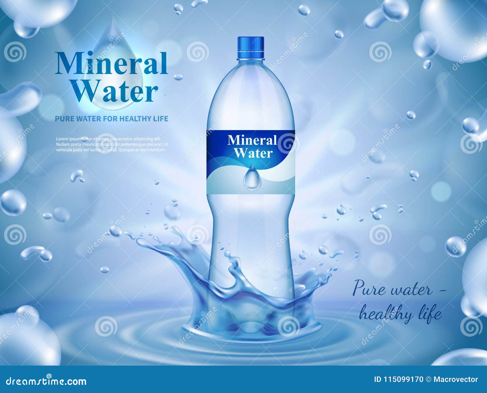Publicidad De Agua Mineral Agua Mineral Natural 4663